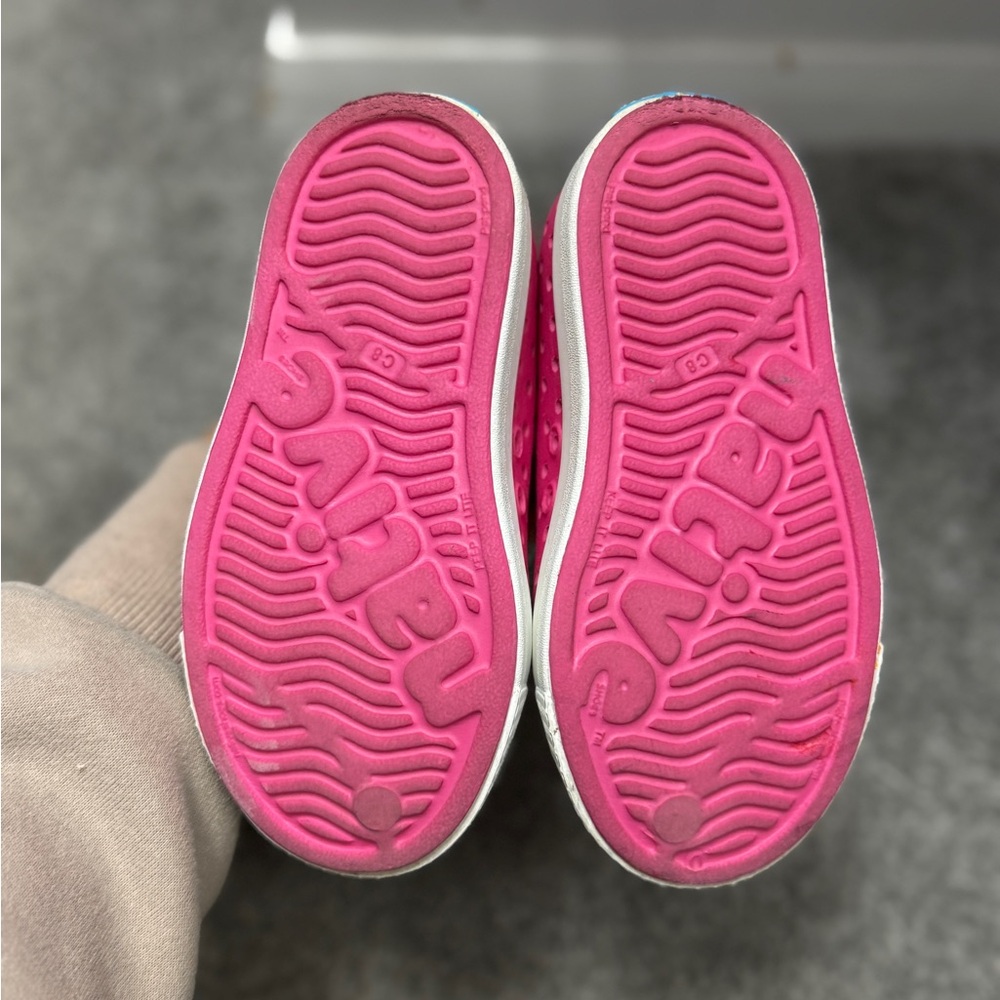 Native Fuchsia Perforated Slip-Ons - Picture 3 of 3